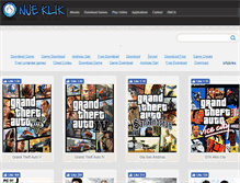 Tablet Screenshot of games.njeklik.com